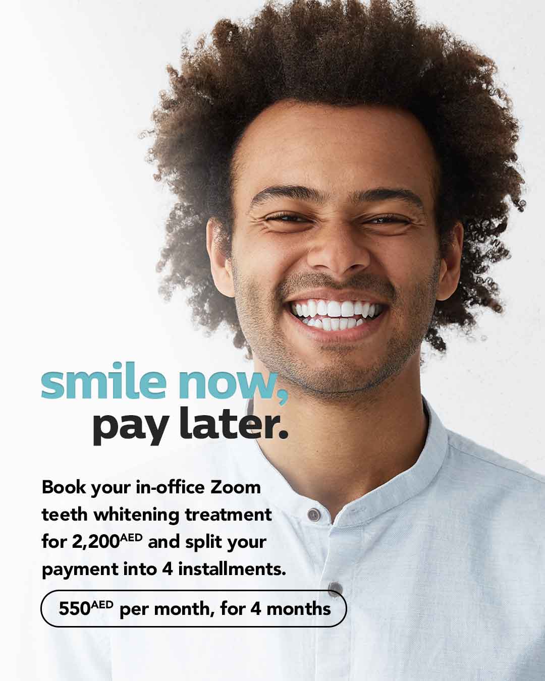 Zoom Teeth Whitening Offer in Dubai
